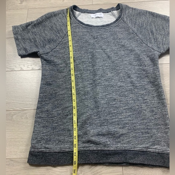 Everlane Grey Short Sleeve Crewneck Sweater - Picture 8 of 8